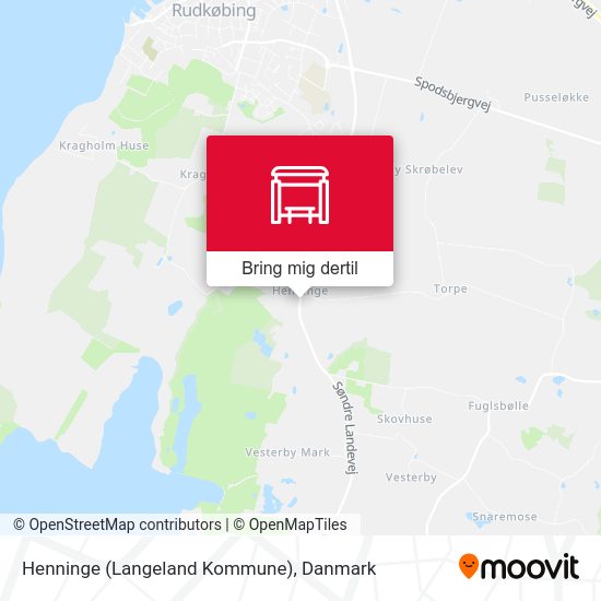 Henninge (Langeland Kommune) kort