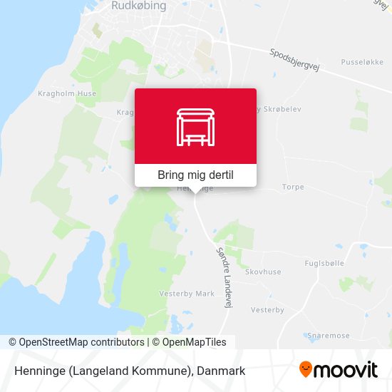 Henninge (Langeland Kommune) kort