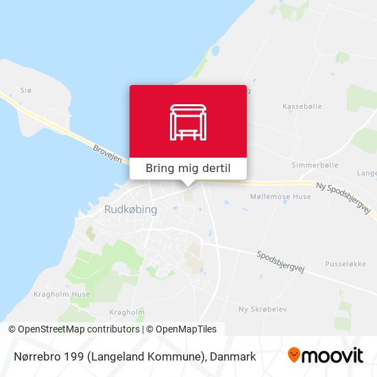 Nørrebro 199 (Langeland Kommune) kort