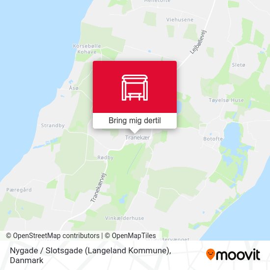 Nygade / Slotsgade (Langeland Kommune) kort