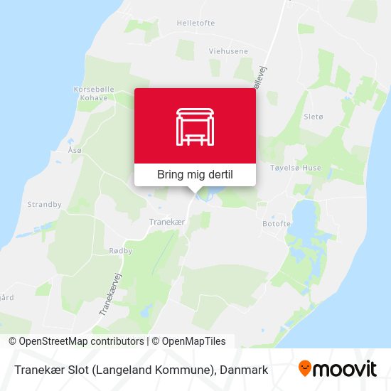 Tranekær Slot (Langeland Kommune) kort