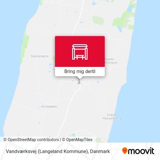 Vandværksvej (Langeland Kommune) kort