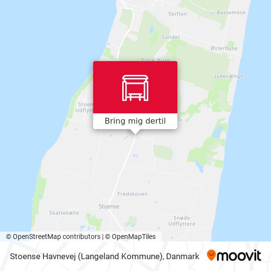Stoense Havnevej (Langeland Kommune) kort