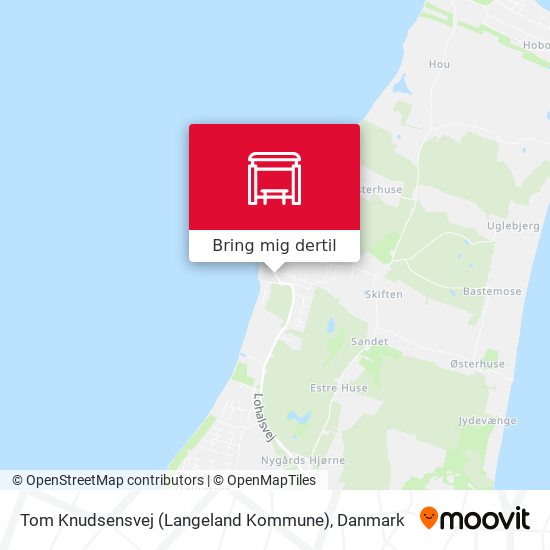 kød handling Dårlig skæbne Vej til Tom Knudsensvej (Langeland Kommune) med Bus eller Jernbane?