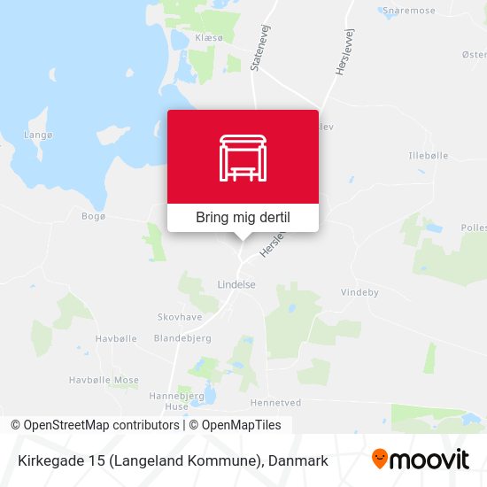 Kirkegade 15 (Langeland Kommune) kort