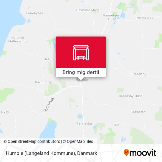 Humble (Langeland Kommune) kort