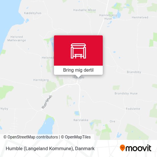 Humble (Langeland Kommune) kort