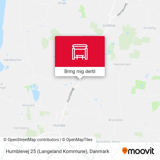Humblevej 25 (Langeland Kommune) kort
