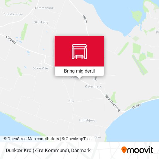 Dunkær Kro (Ærø Kommune) kort