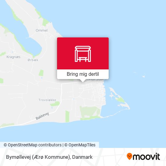 Bymøllevej (Ærø Kommune) kort
