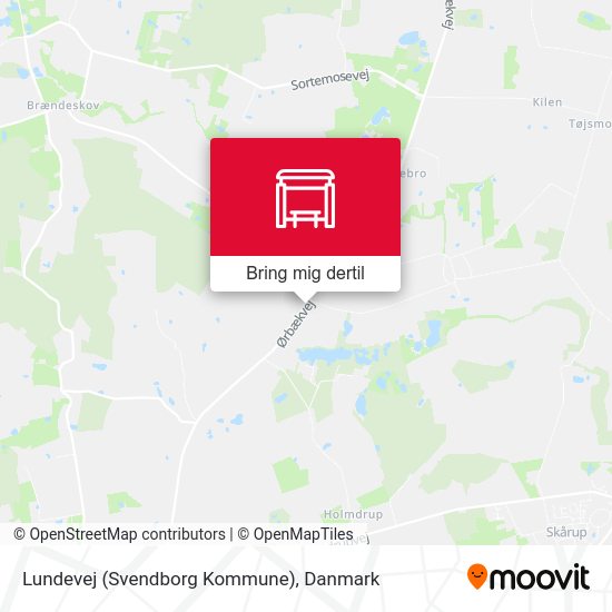 Lundevej (Svendborg Kommune) kort