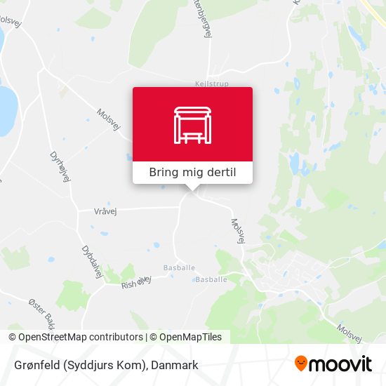 Grønfeld (Syddjurs Kom) kort