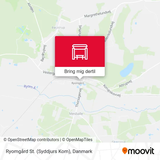 Ryomgård St. (Syddjurs Kom) kort