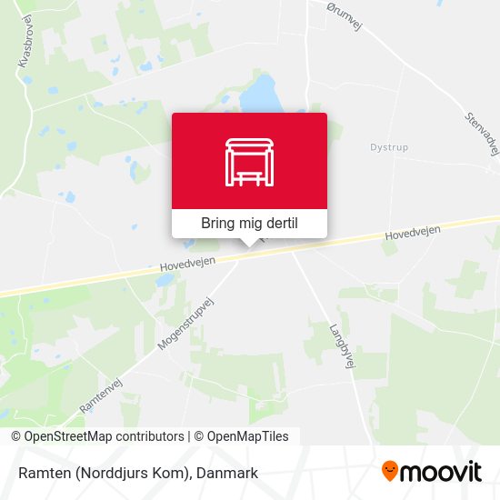 Ramten (Norddjurs Kom) kort
