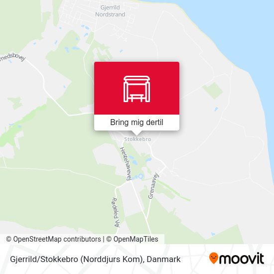 Gjerrild / Stokkebro (Norddjurs Kom) kort