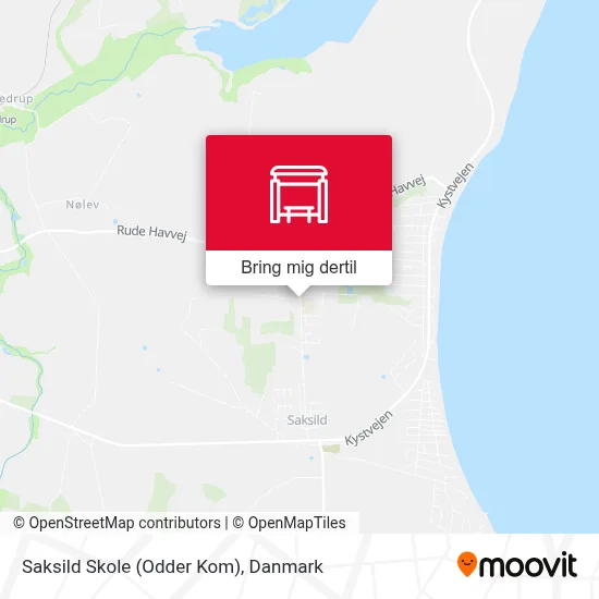 Saksild Skole (Odder Kom) kort
