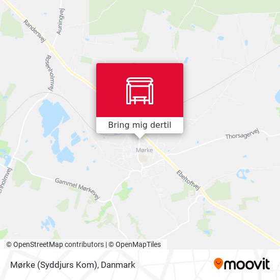 Mørke (Syddjurs Kom) kort