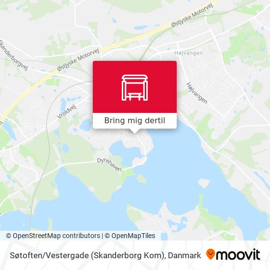 Søtoften / Vestergade (Skanderborg Kom) kort