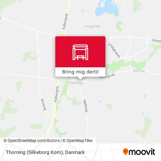 Thorning (Silkeborg Kom) kort