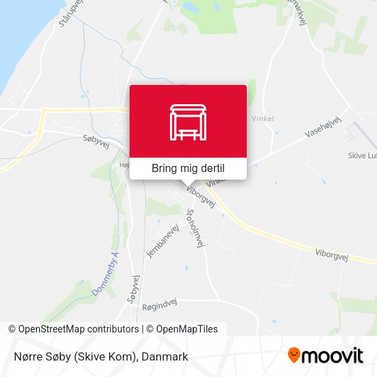 Nørre Søby (Skive Kom) kort