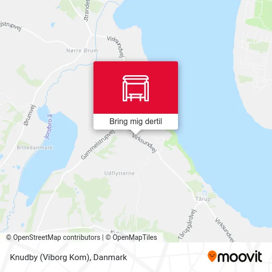 Knudby (Viborg Kom) kort