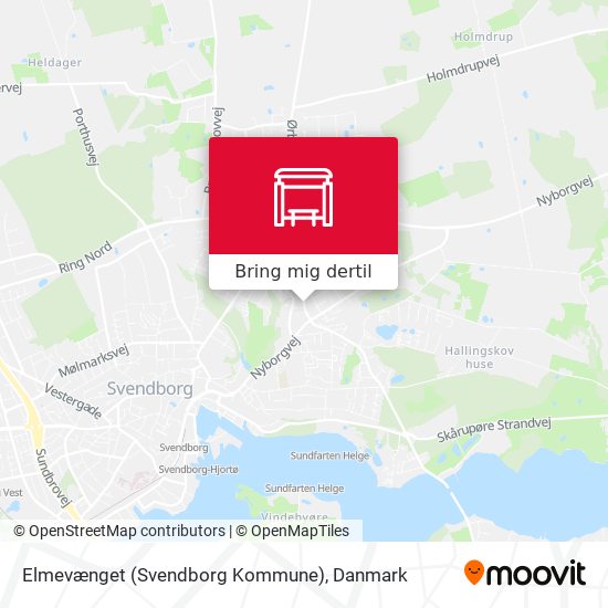 Elmevænget (Svendborg Kommune) kort