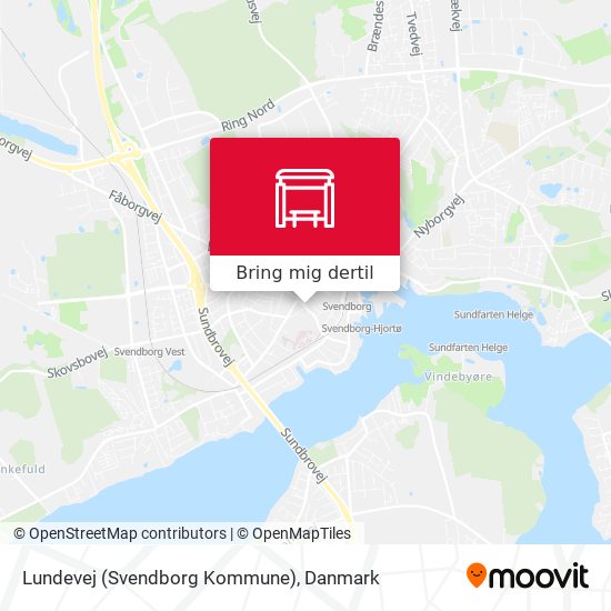 Lundevej (Svendborg Kommune) kort