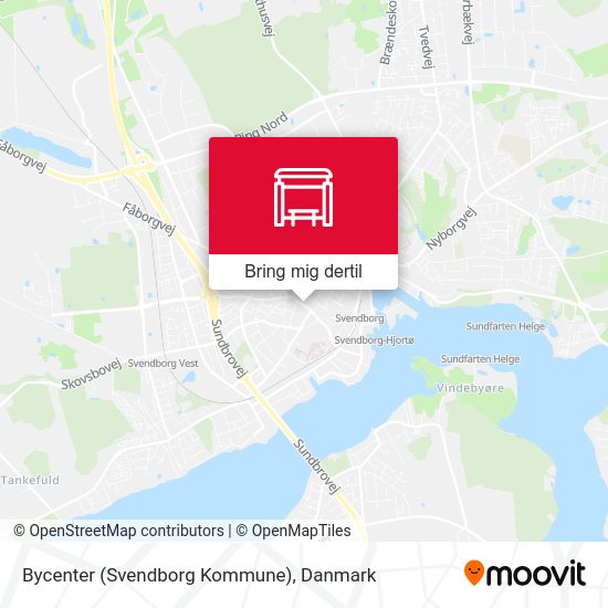 Bycenter (Svendborg Kommune) kort