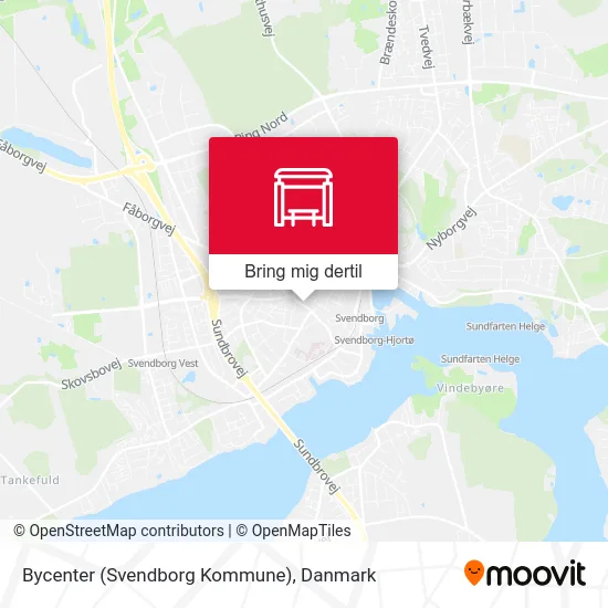 Bycenter (Svendborg Kommune) kort