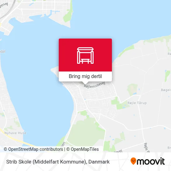 Strib Skole (Middelfart Kommune) kort