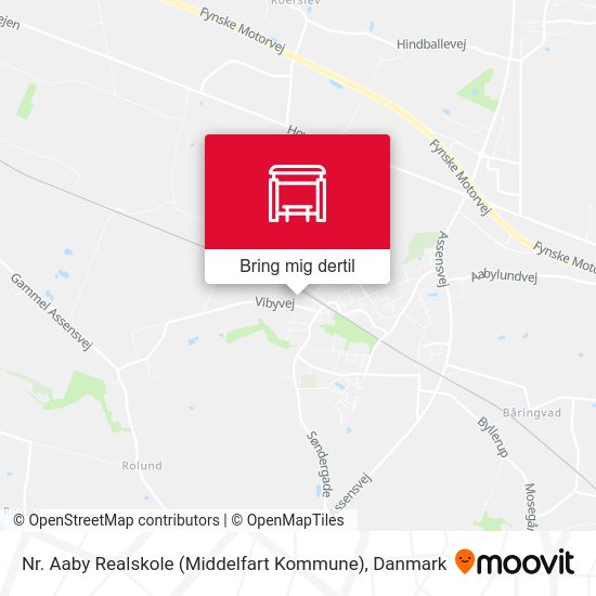 Nr. Aaby Realskole (Middelfart Kommune) kort