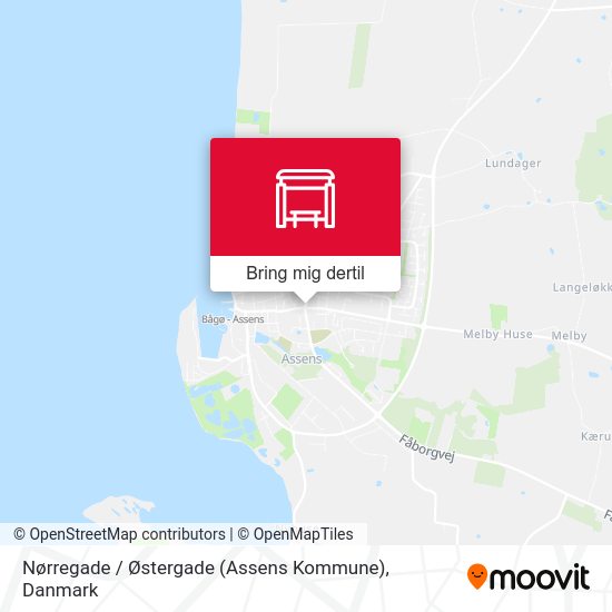 Nørregade / Østergade (Assens Kommune) kort
