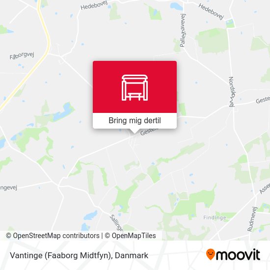 Vantinge (Faaborg Midtfyn) kort