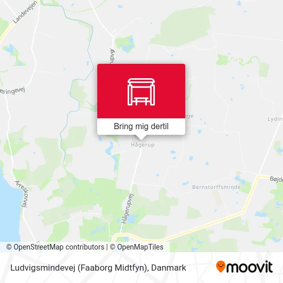 Ludvigsmindevej (Faaborg Midtfyn) kort
