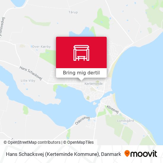 Hans Schacksvej (Kerteminde Kommune) kort