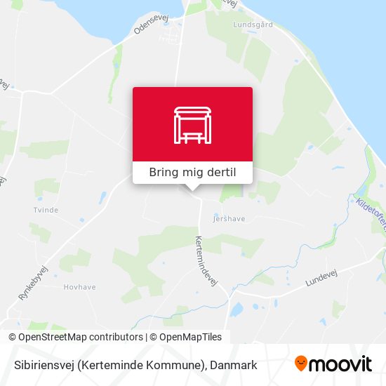 Sibiriensvej (Kerteminde Kommune) kort