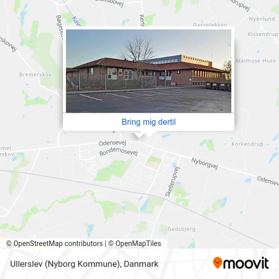 Ullerslev (Nyborg Kommune) kort