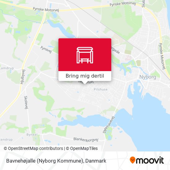 Bavnehøjalle (Nyborg Kommune) kort