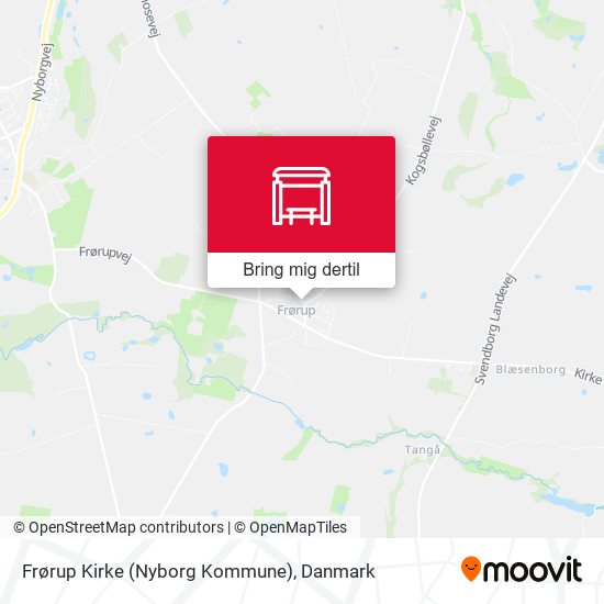 Frørup Kirke (Nyborg Kommune) kort