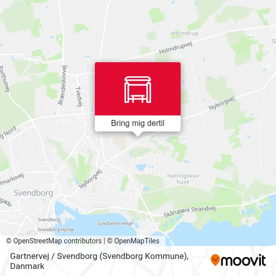 Gartnervej / Svendborg (Svendborg Kommune) kort