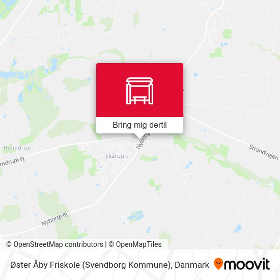 Øster Åby Friskole (Svendborg Kommune) kort