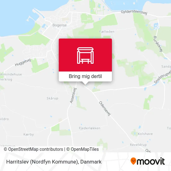 Harritslev (Nordfyn Kommune) kort