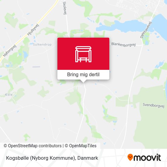 Kogsbølle (Nyborg Kommune) kort