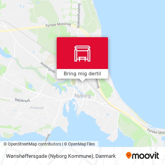 Wørishøffersgade (Nyborg Kommune) kort