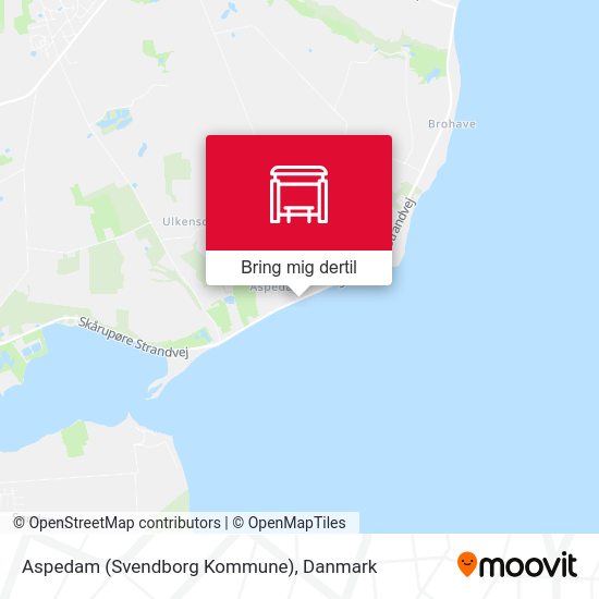 Aspedam (Svendborg Kommune) kort