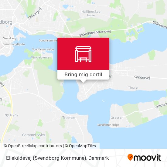 Ellekildevej (Svendborg Kommune) kort