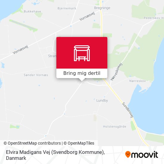 Elvira Madigans Vej (Svendborg Kommune) kort