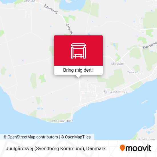 Juulgårdsvej (Svendborg Kommune) kort