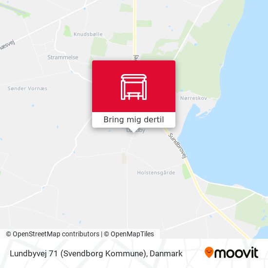 Lundbyvej 71 (Svendborg Kommune) kort
