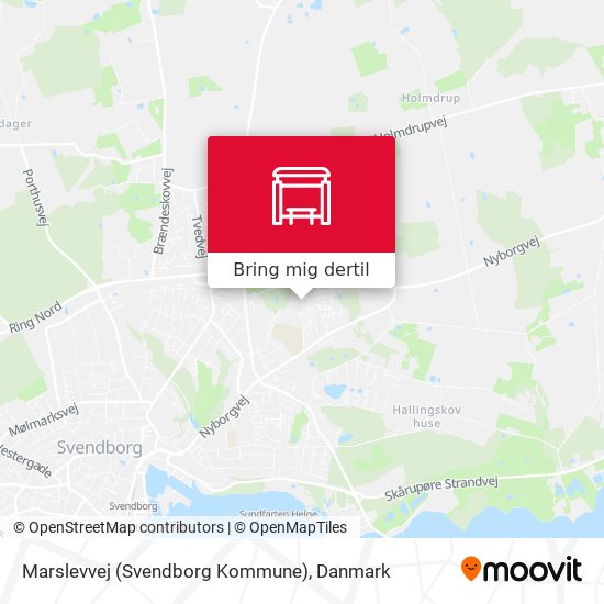 Marslevvej (Svendborg Kommune) kort